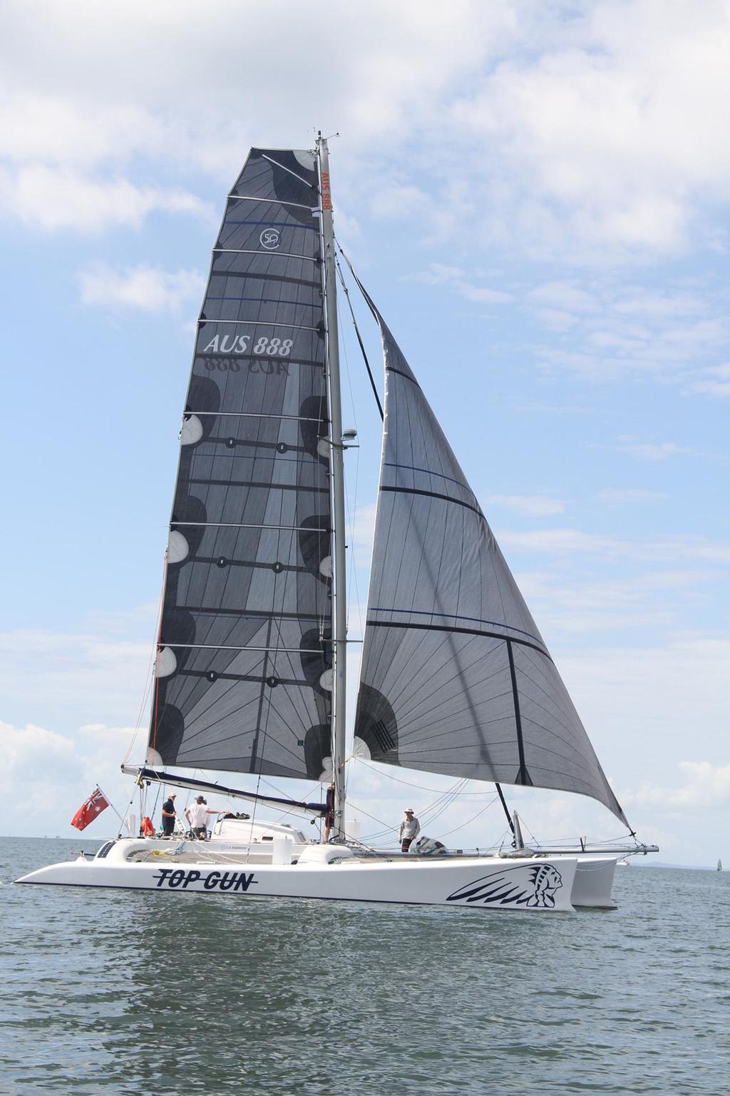 Top Gun - 2017 C.H. Robinson Brisbane to Gladstone Multihull Yacht Race © Chris Dewar